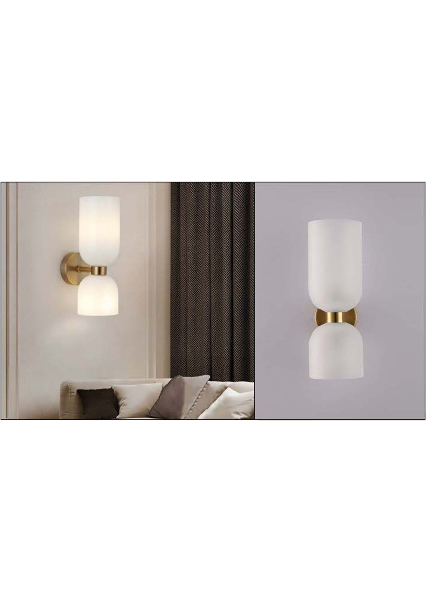 Beyond Lights - Brass Wall Sconce- GL